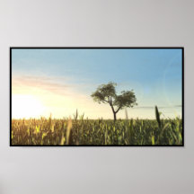 Arbre dans le domaine poster