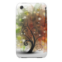 Arbre d'automne coques iPhone 3 Case-Mate
