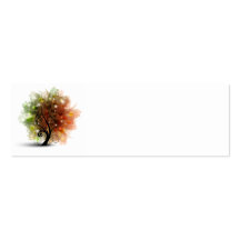 Arbre d'automne modèles de cartes de visite