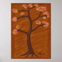 Arbre d'automne affiches