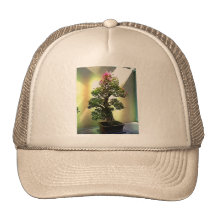 Arbre de bonsaïs de bouganvillée casquette de camionneur
