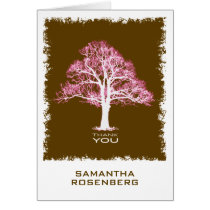 Arbre de carte de remerciements de bat mitzvah de  cartes