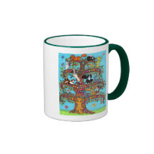 Arbre de chat de la vie 2 mug à café