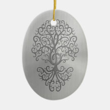 Arbre de clef triple d'acier inoxydable ornements