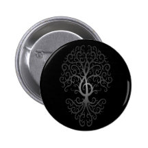 Arbre de clef triple, foncé badges
