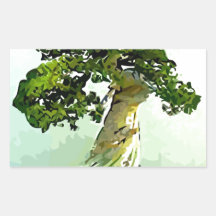 Arbre de Cypress de bonsaïs Autocollants