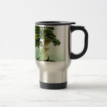 Arbre de Cypress de bonsaïs Mug À Café
