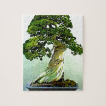 Arbre de Cypress de bonsaïs Puzzles Avec Photo
