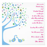 Arbre de fiançailles juif de faire-part de mariage