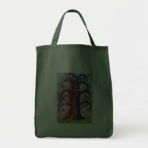 Arbre de Gecko de la vie Sac En Toile
