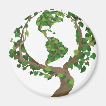 arbre de globe magnets pour réfrigérateur