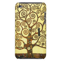 Arbre de Gustav Klimt de caisse d'iPod de la vie Étui Barely There iPod