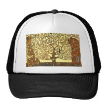 Arbre de Gustav Klimt de chapeau de la vie Casquettes De Camionneur