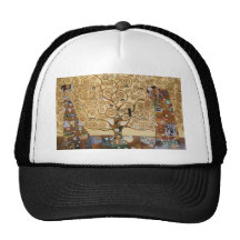 Arbre de Gustav Klimt de la vie Casquettes De Camionneur