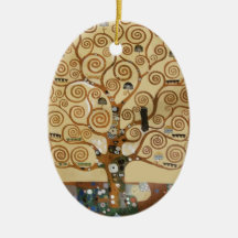 Arbre de Gustav Klimt de la vie Décoration Pour Sapin De Noël