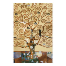 Arbre de Gustav Klimt de la vie Papier À Lettre Personnalisé
