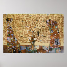 Arbre de Gustav Klimt de la vie Poster