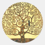 Arbre de Gustav Klimt des autocollants de la vie