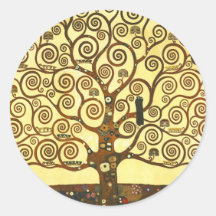 Arbre de Gustav Klimt des autocollants de la vie