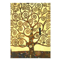 Arbre de Gustav Klimt des invitations de la vie