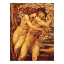 Arbre de la rémission Burne Jones, cru victorien Carte Postale