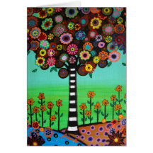 ARBRE DE LA VIE CARTE DE VŒUX