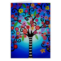 ARBRE DE LA VIE CARTE DE VŒUX