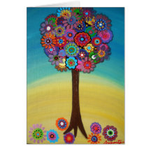 ARBRE DE LA VIE CARTE DE VŒUX