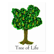 Arbre de la vie carte postale
