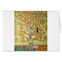 ARBRE de la VIE - Klimt Cartes De Vœux