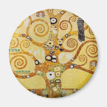 Arbre de la vie par Klimt Aimant Pour Réfrigérateur