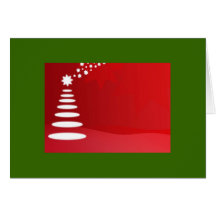 Arbre de Noël Carte De Vœux
