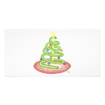 ARBRE DE NOËL CARTES AVEC PHOTO
