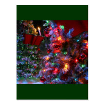 Arbre de Noël dans polychrome ! Cartes Postales