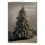 Arbre de Noël de la nature - carte de voeux