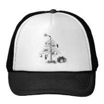 Arbre de Noël gothique Casquette De Camionneur