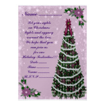 Arbre de Noël - invitation