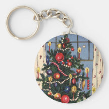 Arbre de Noël Keychain Porte-clefs