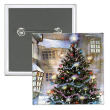 Arbre de Noël sur la rue Badges