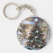 Arbre de Noël sur la rue Porte-clefs