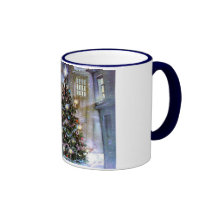 Arbre de Noël sur la rue Tasse À Café