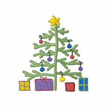 Arbre de Noël polos brodés
