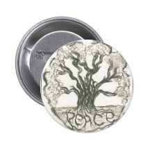 Arbre de paix badges avec agrafe