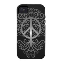 Arbre de paix, foncé coques Case-Mate iPhone 4