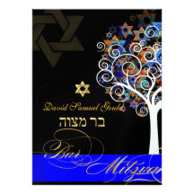 Arbre de PixDezines de la vie+étoiles, barre Mitzv Bristols
