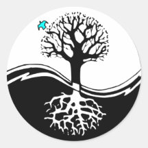 Arbre de Yin Yang Adhésifs