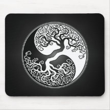 Arbre de Yin Yang Tapis De Souris