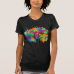 Arbre d'éclaboussure d'été t-shirts