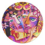 Arbre des amants de la vie assiette