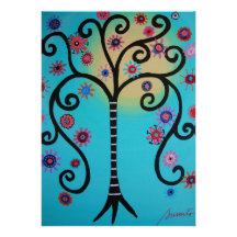 ARBRE D'INVITATION DE BAT MITZVAH DE BARRE DE LA V